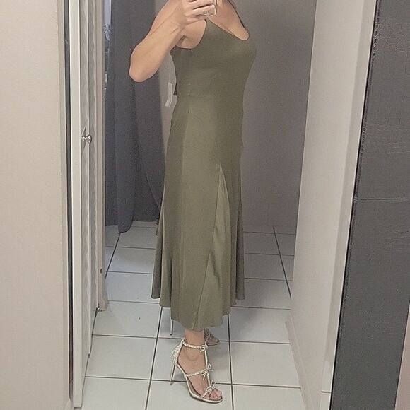 Vince olive trendy color sleep dress - Picture 5 of 10